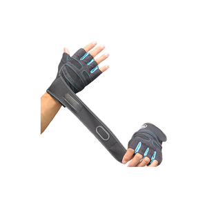 Guantes de levantamiento de pesas acolchados de malla transpirable, agarre de Palma antideslizante, soporte de muñeca ajustable para entrenamiento físico de gimnasio - Product Image 6