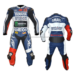 Traje de Carreras de Cuero Esencial para Motociclistas y Pilotos de Automovilismo, Cortavientos, Transpirable, Tallas Grandes para Adultos, Mono Personalizado con Estampado para Invierno - Product Image 1