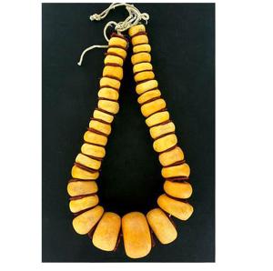 Collier de dentition religieux fait main en corne de buffle multicolore avec style ange et bouddhiste écologique - Product Image 2