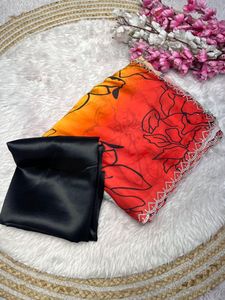 เสื้อสเวตเตอร์มีระบายสำหรับผู้หญิงเสื้อสเวตเตอร์มีลาย georgette สไตล์อินเดียดีไซน์แบบหรูหรา - Product Image 2