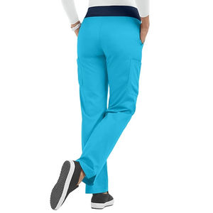 กางเกงสครับผู้หญิง ผลิตตามสั่ง ขายส่ง ปรับขนาดได้ คุณภาพพรีเมียม ผ้าฝ้ายผสมโพลีเอสเตอร์และสแปนเด็กซ์ เอวยางยืดแบบมีเชือกผูก สำหรับโรงพยาบาล - Product Image 3