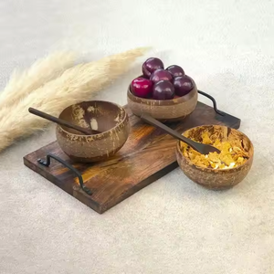 Sculpture de noix de coco biologique écologique Coquilles de noix de coco écologiques Produits fabriqués à partir de noix de coco vietnamiennes Bols durables en gros - Product Image 2