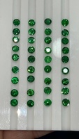Tsavorite naturel vert grenat rond brillant coupe 100% Top AAA qualité 10 pièces Lot pour Super vente produit en vrac