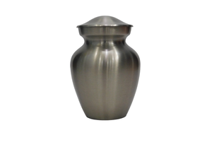 Urna Funeraria de Latón de la Más Alta Calidad con Diseño de Huella de Pata y Acabado Azul Marino - Product Image 2