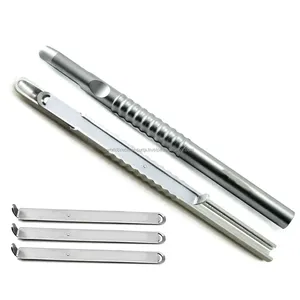 Raspador de Hueso Dental Manual, Herramienta Quirúrgica Recta para Recolección de Hueso Autógeno en Implantes - Product Image 1