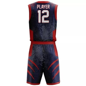Vente en gros, Design personnalisé, votre propre maillot de basket-ball cousu par Sublimation, ensemble de Shorts de basket-ball, ensembles d'uniformes de basket-ball - Product Image 6
