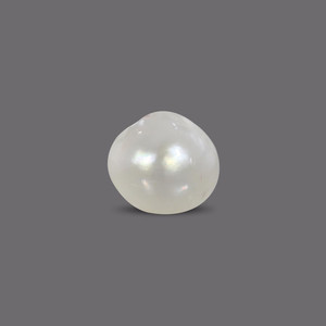 Perla Natural de Agua Dulce Blanca de 5 Quilates, Forma de Botón, para la Elaboración de Joyas, 5-6 mm - Product Image 1