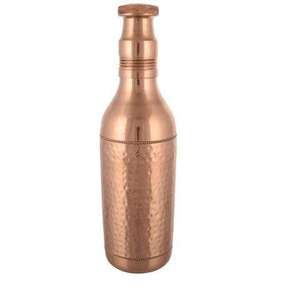 Botella de Agua de Cobre con Esmalte Verde y Azul para Beneficios para la Salud, con Adhesivo Moderno para Oficina y Gimnasio - Product Image 6