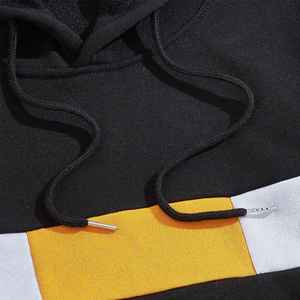 Personalizar ropa deportiva hombres chándal conjuntos contraste Panel chándales para hombres/cordón Sudadera con capucha y pantalón de sudor conjunto de dos piezas hombres - Product Image 3