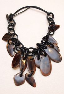 BAFFALO, recién llegado, collar de cuerno de buey de Búfalo, joyería de hueso de estilo Animal pulido, cuentas de diseño Natural, regalos de boda para mujeres y niñas - Product Image 5