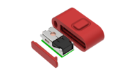 Interrupteur cinétique sans fil pour porte-clés, interrupteur d'éclairage à télécommande sans fil facile à installer sans batterie pour maison intelligente