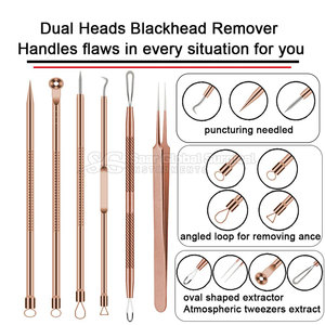 Kit Premium Completo para Eliminar Puntos Negros con Herramientas de Acero Inoxidable y Estuche de Almacenamiento Ligero para la Rutina de Cuidado Facial - Product Image 2