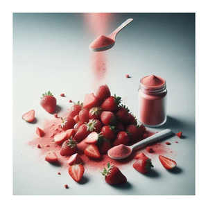 Polvo de Jugo de Fresa de Alta Calidad 100% Natural Secado por Aspersión, Colorante de Grado Alimenticio, Aditivos Alimentarios Superiores, Herbojit International - Product Image 1