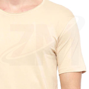 Camiseta de algodón 100% para hombre, informal, de verano, con color y talla personalizados, material ligero y duradero, corte holgado. - Product Image 5