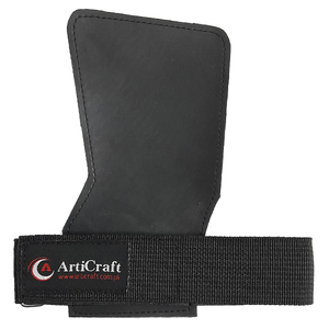 Custom Logo Carbon Fiber <b>Gymnastic</b> Fitness <b>Gloves</b> No Hole Leather and Neoprene Hand Grips for Weight Lifting Training - Product Image 2