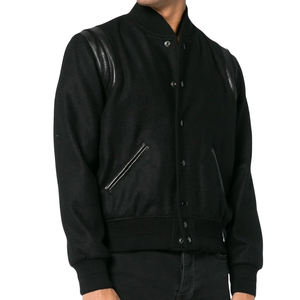 เสื้อโค้ทเบสบอลสำหรับผู้ชายและผู้หญิงเสื้อแจ็คเก็ตบอมเบอร์แจ็คเก็ตสไตล์วิทยาลัยสำหรับผู้ชายผู้หญิง - Product Image 4