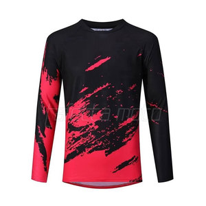 Camiseta de Motocross de Manga Larga de Diseño Nuevo y Calidad Premium, Diseño Personalizado, MOQ Bajo, Camiseta de Motocross para Hombre - Product Image 1