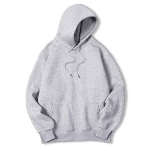 Sweat à capuche sans corde en coton épais de haute qualité Streetwear vierge personnalisé pour hommes Sweat à capuche personnalisé avec logo OEM - Product Image 4