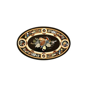 Marble Table Top Handmade Semi-Precious Inlay Dining <b>Kitchen</b> Center Home <b>Decor</b> Living Room Modern Design Solid Surface - Product Image 2