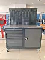 Armoire à outils en métal de garage d'atelier de panneau perforé/chariot à outils/chariot à outils avec des tiroirs pour résistant