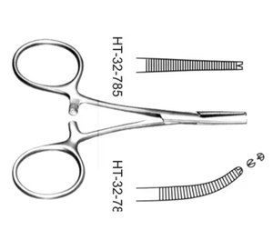 Fórceps hemostáticos de acero inoxidable para mascotas, fórceps arteriales, fórceps de bloqueo quirúrgico para mascotas, kit de sutura a la venta - Product Image 2