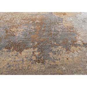 พรมไหมขนสัตว์ถักมือ Aakar Kavi En-369(3D) สีเทา-ดำ ลายแบบนามธรรม สำหรับบ้าน ห้องโถง พรมทอแบบแบน รูปทรงสี่เหลี่ยมผืนผ้า พรมปูพื้นห้อง - Product Image 3