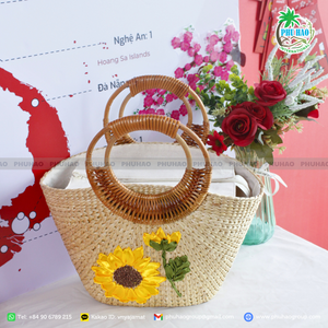 Producto caliente Bolsas de asas de jacinto de agua hechas a mano para un estilo naturalmente sofisticado con alta calidad y buen precio - Product Image 3