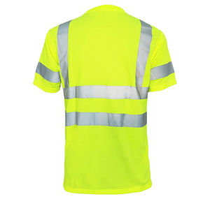 เสื้อยืดแขนสั้นสำหรับผู้ชายเสื้อยืดผู้ชายแบบครึ่งแขนสะท้อนแสงสำหรับงานก่อสร้าง - Product Image 2