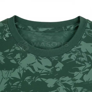 T-shirt pour hommes, texture lisse, facile à porter, confort quotidien, imprimé net, tissu doux, tenue décontractée - Product Image 2