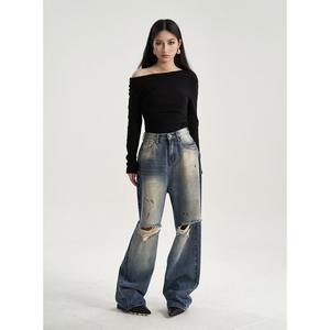 New Hot Sale High Quality <b>Low</b> Price High <b>Waist</b> Sexy Stretchy Ladies Jeans Skinny <b>Leggings</b> Denim Jeans Women's Jeans - Product Image 3