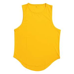 Débardeur en maille à séchage rapide pour hommes T-shirt ajusté à col rond et à muscles T-shirt de sport sans manches pour hommes - Product Image 2