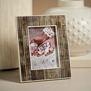 Marco de fotos de cuerno y hueso de latón AK en marco de lujo multicolor para decoración de habitación/acentos de Decoración de mesa - Product Image 1