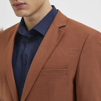 Jas Bisnis Pria Berkualitas Terbaik, Jas Blazer Custom Made, Katun, Bernapas, Cocok untuk Musim Dingin, Harga Murah
