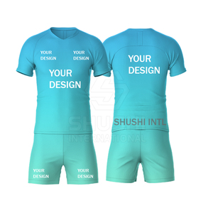 Uniforme de Fútbol Personalizado OEM ODM, Conjunto Completo para Equipo, Incluye Impresión de Número y Nombre, Ropa Deportiva Personalizada, Equipación de Fútbol de Manga Corta Transpirable - Product Image 2
