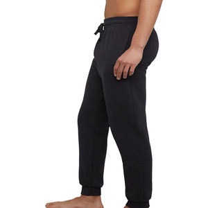 Pantalon de survêtement en coton décontracté et respirant de qualité supérieure pour hommes impression personnalisée couleur unie taille haute et moyenne-disponible en gros - Product Image 3