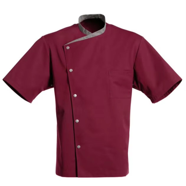 Red Chef Jackets Stylish Durable Restaurant Uniforms