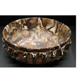 Bol en résine, bol à salade, nouveau design, bol en résine fait à la main, maison et jardin, cuisine et table, forme personnalisée - Product Image 2