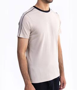 เสื้อยืดผู้ชายแบบพรีเมี่ยมแขนสั้นทรงหลวมแห้งเร็วเป็นมิตรต่อสิ่งแวดล้อมสำหรับผู้ชายใช้กลางแจ้ง - Product Image 3