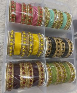 Bracelets élégants brodés à la main Accessoires ethniques élégants pour les tenues de fête Looks de fête Perle en alliage de zinc - Product Image 2