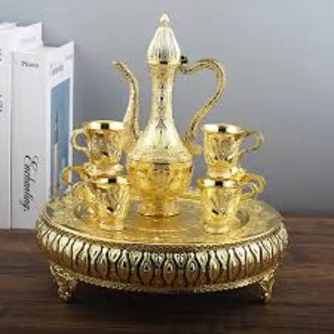 Arabic Brass Metal Turkish Dallah Coffee Pot