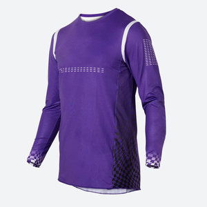 Jersey de motocicleta para mujer con ajuste personalizado con tela transpirable, Impresión de logotipo de fabricante OEM y diseño de etiqueta privada - Product Image 1