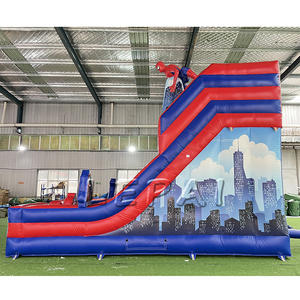 Toboggan gonflable commercial Spider Man Jeux de plein air Hupfburg les plus populaires Dmuchaniec pour les locations de fêtes - Product Image 5