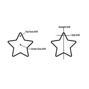 Cuentas de piedras preciosas sueltas en forma de estrella de amazonita, cristal de estrella tallado Natural para fabricación de joyería, collar, pulsera DIY - Product Image 4