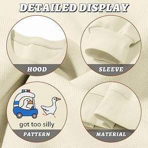 Custom Print Logo <b>Sweater</b> Loose Streetwear Oversized Heavyweght Hoodie Women <b>Crewneck</b> Sweatshirt - Product Image 6