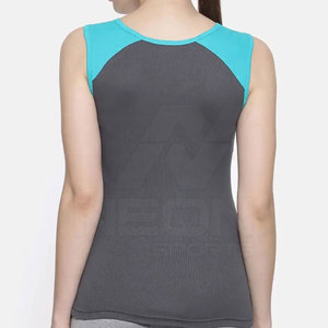 Vêtements de sport sans manches, nouveau style, débardeurs pour femmes en stock, tissu sur mesure, débardeurs pour femmes - Product Image 3