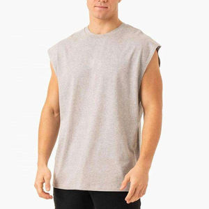 Vente d'usine directe grande taille hommes été débardeur Pakistan-Made Fitness vêtements tricoté méthode de tissage - Product Image 6