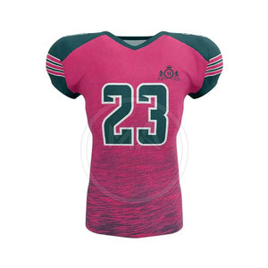 Ropa de práctica Uniforme de fútbol americano Superventas Diseño personalizado Manga corta Transpirable Tallas grandes 100% Poliéster - Product Image 5