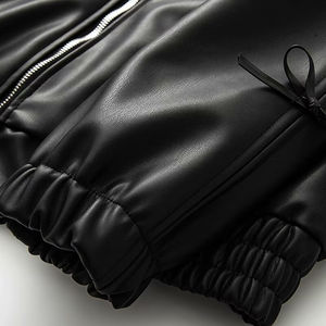 Veste en cuir véritable respirante pour femmes, design personnalisé, vêtements d'extérieur de haute qualité pour femmes, dernière tendance de la mode pour un look élégant - Product Image 5