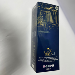 Fábrica Directa de Cajas de Embalaje para Gel de Ducha de Lujo de 500 ml |   Caja de Cartón para Jabón Líquido Premium con Impresión en Lámina Dorada Personalizada - Product Image 2