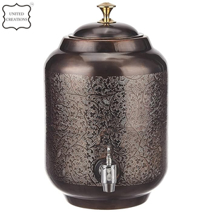 Dispensador de agua de cobre de alta venta con diseño atractivo Enfriador de agua de cocina de hogar de metal para uso al aire libre - Product Image 3